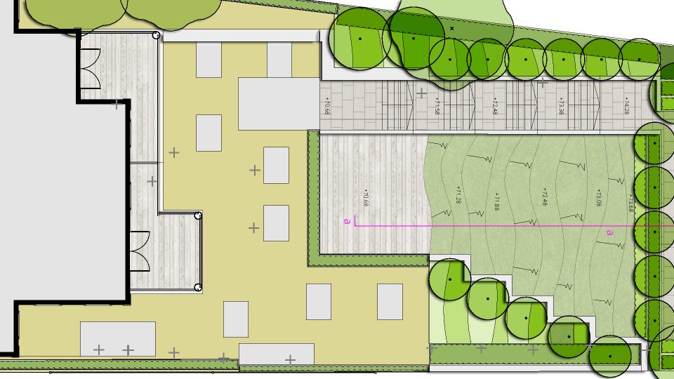 landscape design london courtyard concept plan