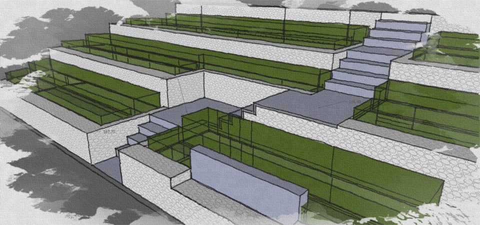 concept landscape architects elevated parking design 1