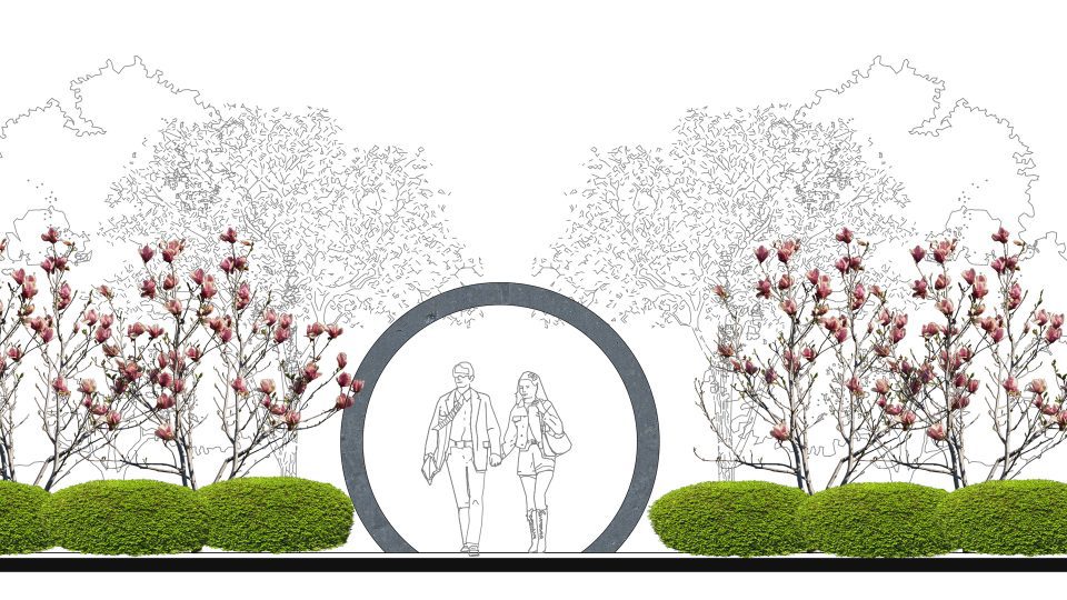 concept garden design sculpture