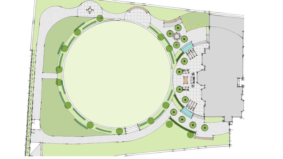 concept garden design sketch design masterplan