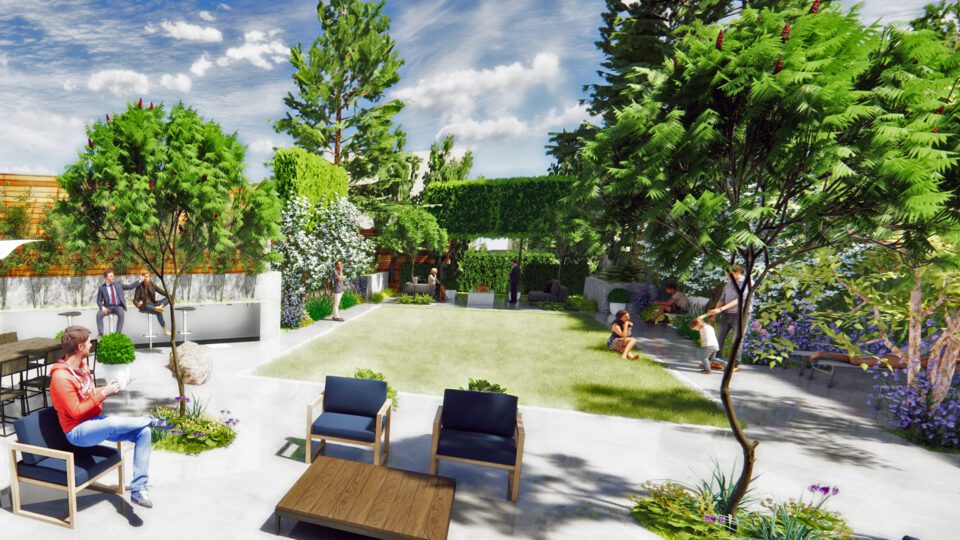 finchley n3 north london garden design plan concept landscape architects