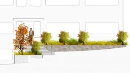 Forecourt & Entrance Landscape Design N6 Southwood Heights Highgate